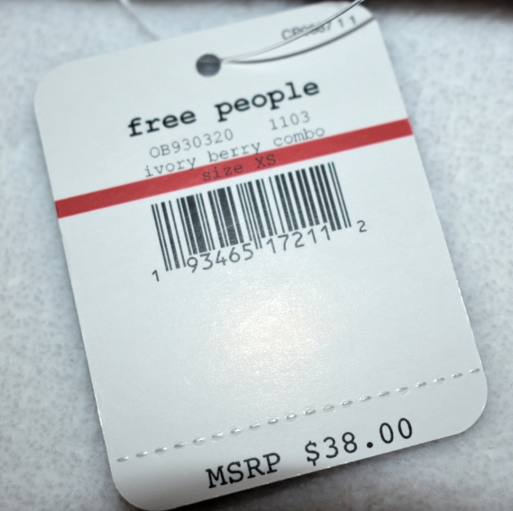 Last 1! FP In The Sun Sweater Knit Bralette Ivory - Picture 10 of 12